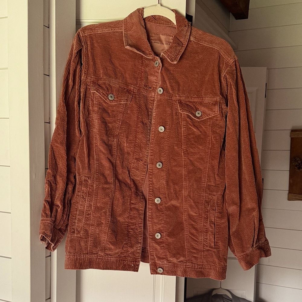 American Eagle Outfitters Terracotta Corduroy Shirt/jacket SIZE small